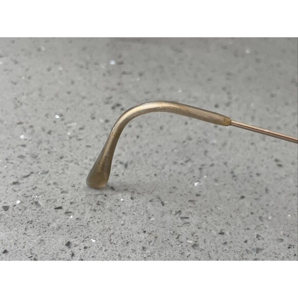 Marchon Autoflex w Flexon Eyeglasses Frames ONLY 40 Gold Full Rim 58-15-150 - Picture 12 of 16